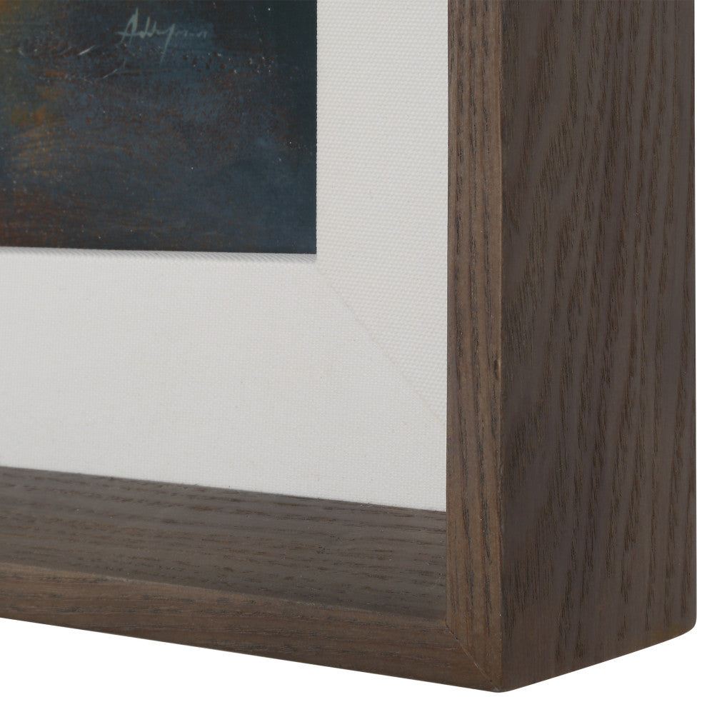 Uttermost Blue Reverie Framed Abstract Lake Print