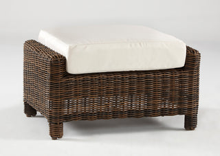 Del Ray Ottoman in Sparke Nautical