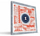IL Illini Pictograph Canvas Print, 16"x16"