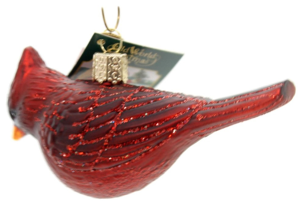 Old World Christmas Northern Cardinal . Ornament Happiness Joy Symbol
