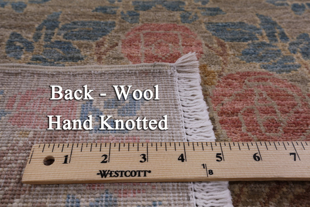 2' 8" X 9' 10" William Morris Hand Knotted Runner Rug Q4581