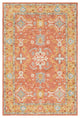 Surya Panipat PNP-2305 8'x10' Rug, Camel/Dark Brown/Olive/Teal/Ice Blue/Cream