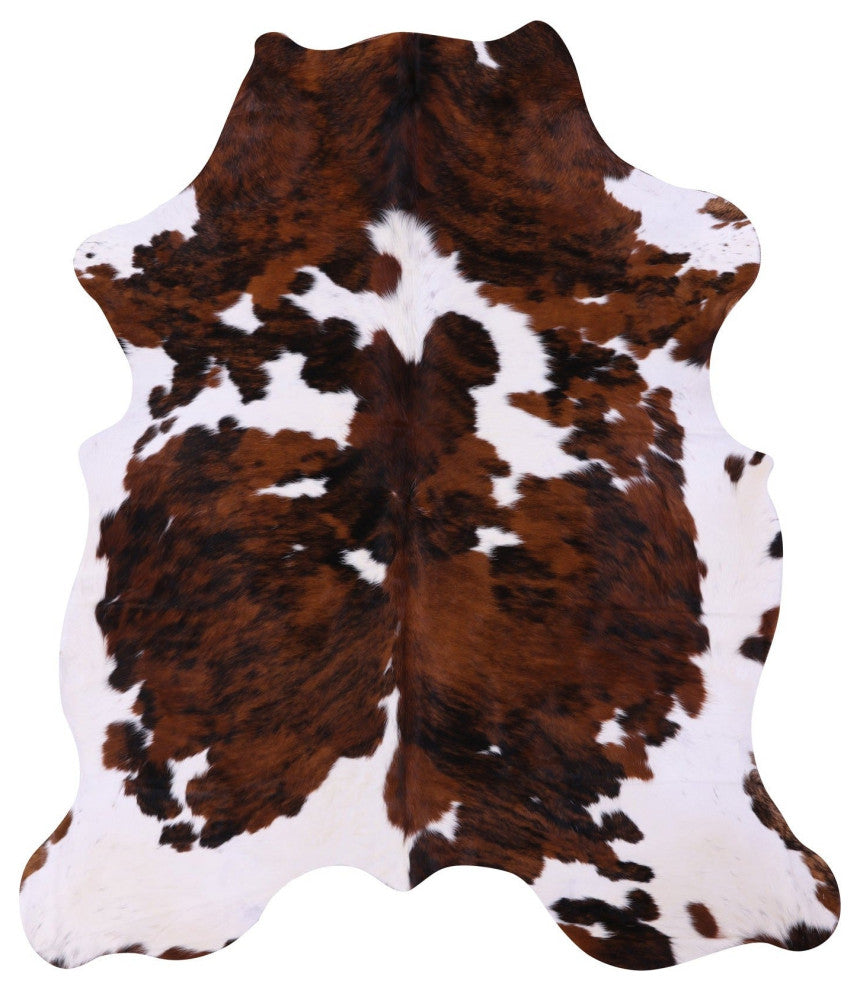 Natural Cowhide Rug 6' 6" X 5' 7" C1891