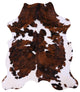Natural Cowhide Rug 6' 6" X 5' 7" C1891