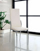 Kalawao Contemporary Side Chair, White Finish, Set Of 2