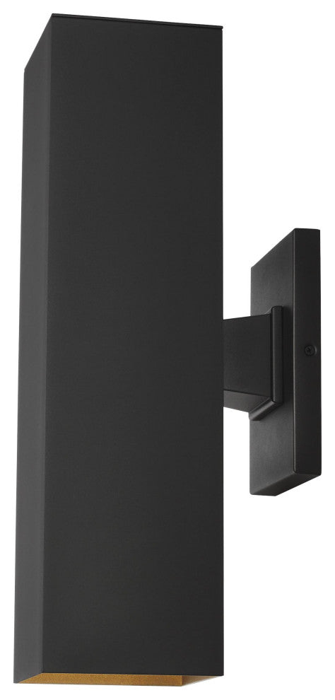 Pohl Large 2-Light Outdoor Wall Lantern, Black