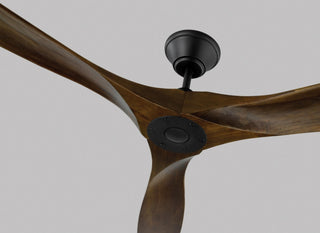 Maverick Coastal 3 Blade Outdoor Ceiling Fan Matte White Matte Black Dark Walnut