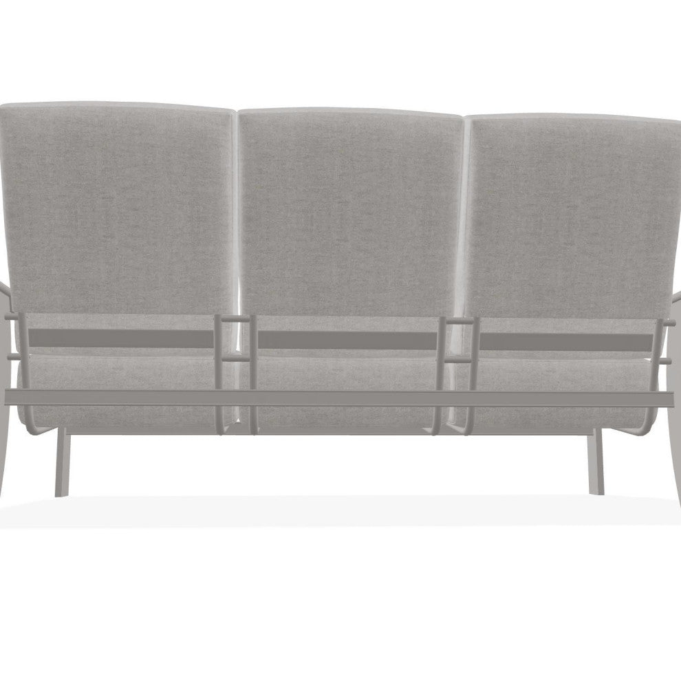 St. Catherine Deep Seat 3-Seat Outdoor Sofa, Charter Silk/Warm Gray