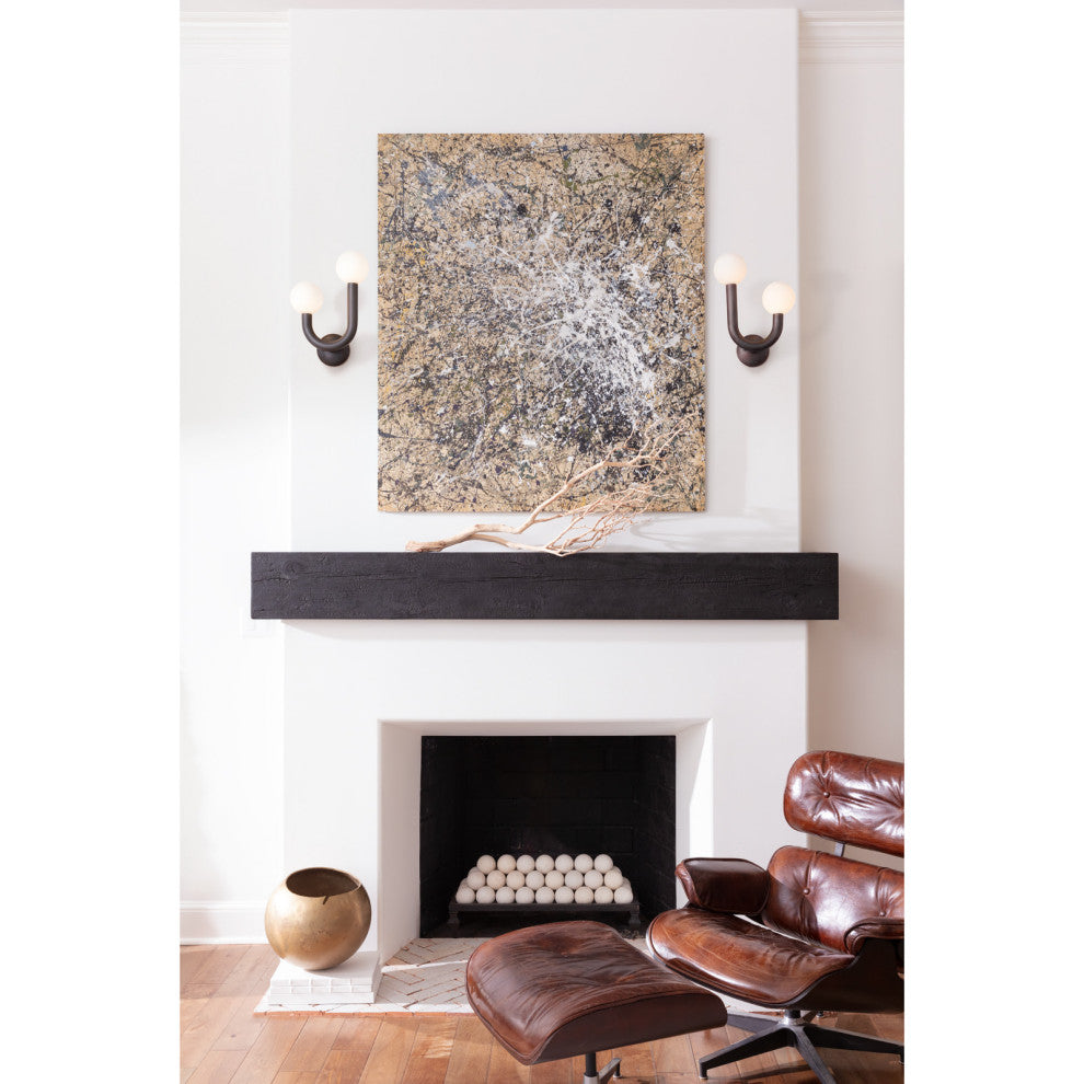 Happy Sconce Right Side, Black