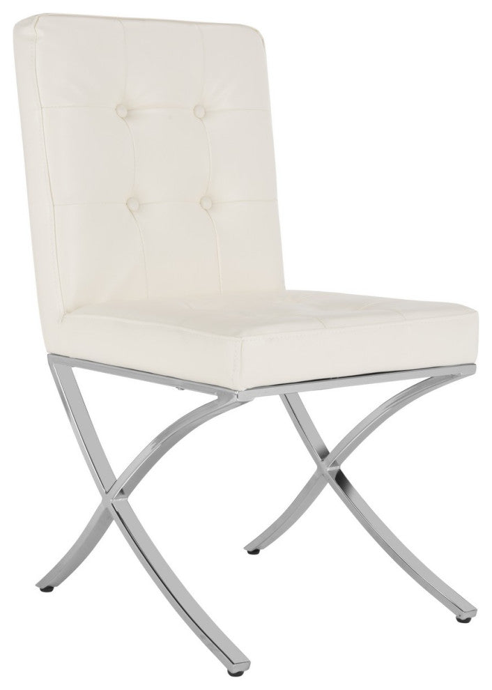 Safavieh Walsh Tufted Side Chair, White