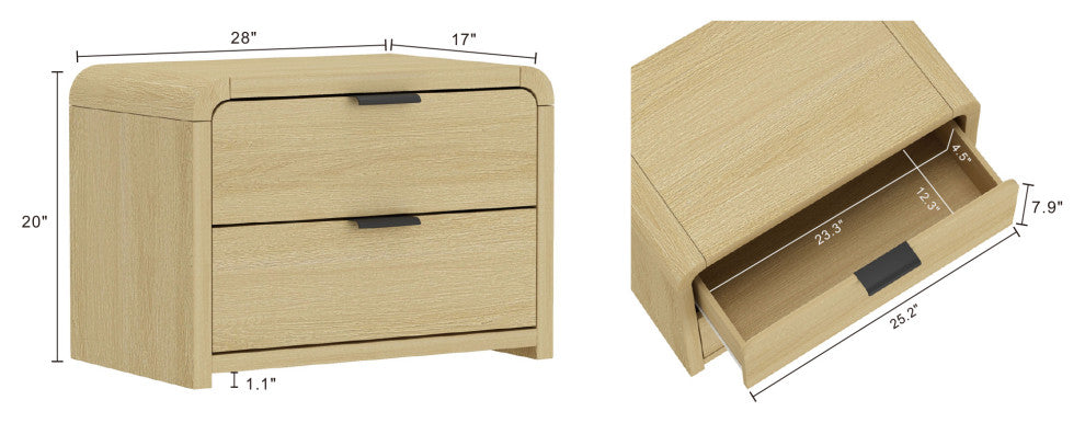 Manhattan Comfort Grace Nightstand