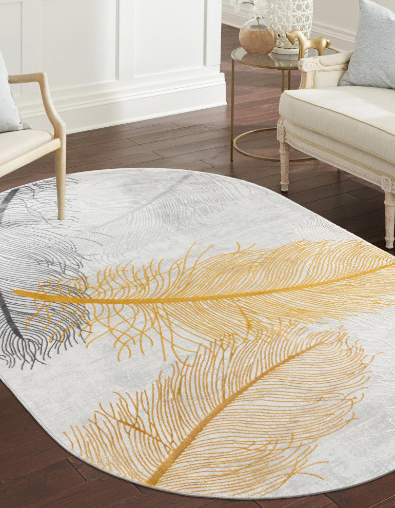 Unique Loom Camilla Finsbury Rug, 5'3"x8'
