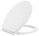 White Removable Round Bowl White Toilet Seat