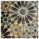 "Alhambra Tile III" Digital Paper Print by Sue Schlabach, 32"x32"