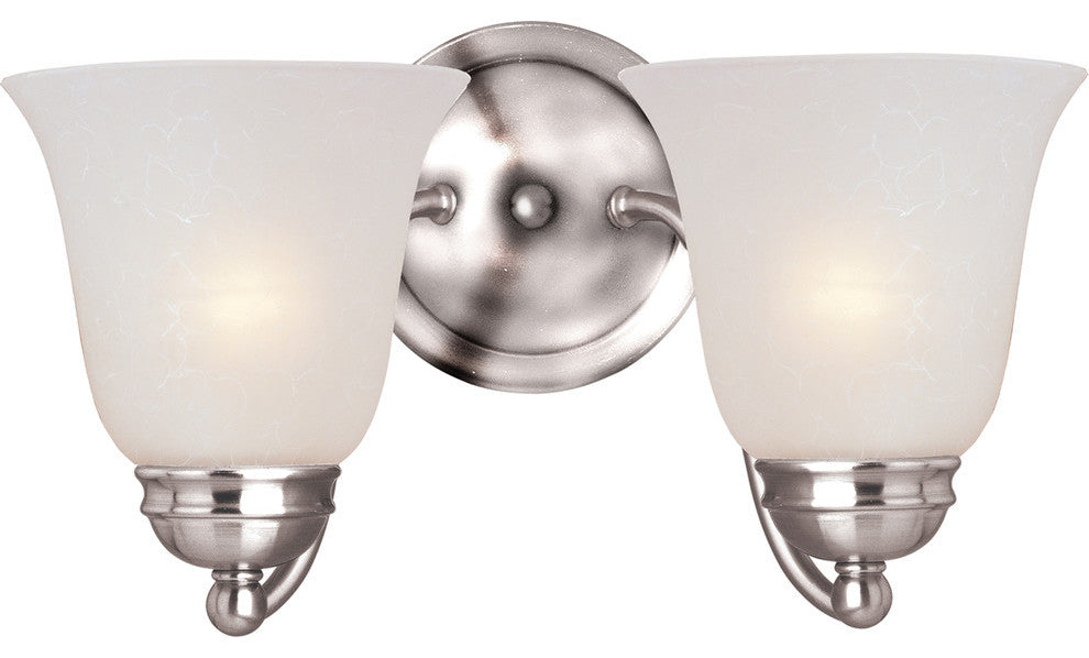 Basix 2-Light Bath Vanity Sconce, Polished Chrome