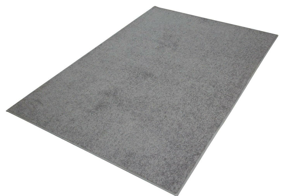 Furnish My Place Grey 3' x 5' Solid Color Rug Made In Usa