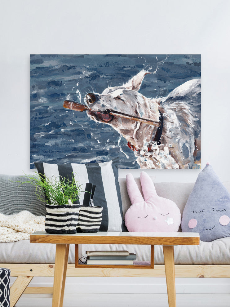 "Wiggles Day Out" Painting Print on Wrapped Canvas, 36x24