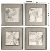 Uttermost Divination Abstract Art, S/4