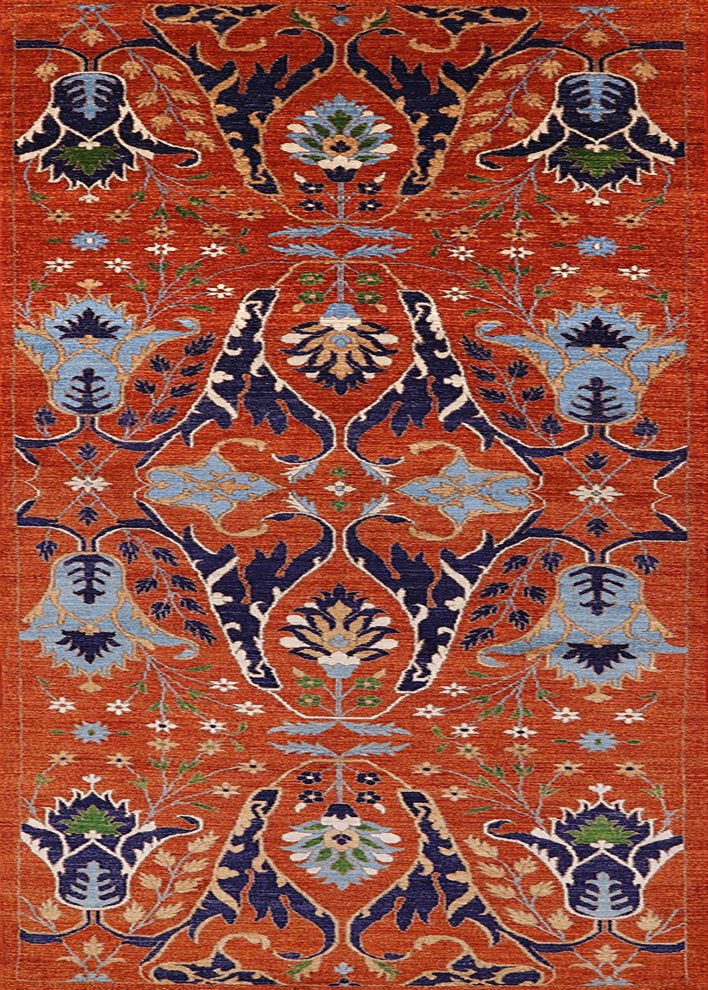Ahgly Company Indoor Rectangle Mid-Century Modern Area Rugs, 2' x 4'