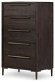 Wyeth 5 Drawer Dresser, Dark Carbon