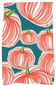 Pumpkins-A-Plenty Geometric Print Hand Towel, Teal
