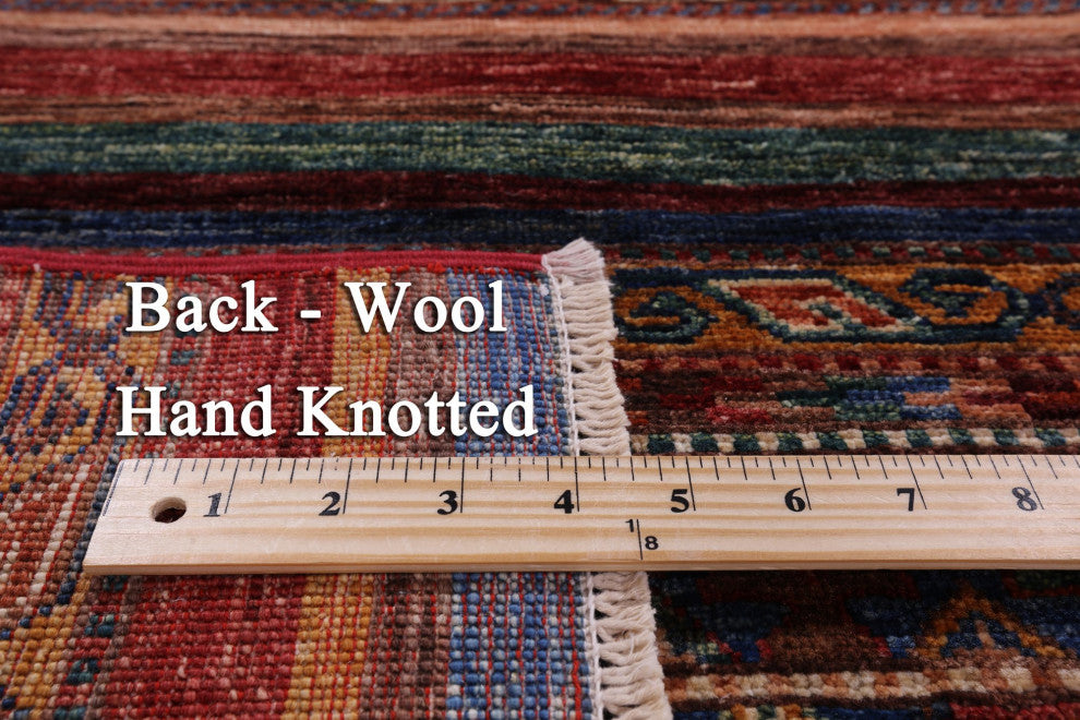 Khorjin Super Kazak Hand Knotted Wool Rug 5' 8" X 8' 1" Q5669