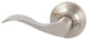 Delaney Hardware Callan Bennett Dummy, Satin Nickel, Left-Hand