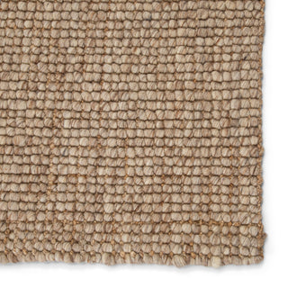 Jaipur Living Oceana Natural Solid Light Gray/Tan Area Rug (2'X3')