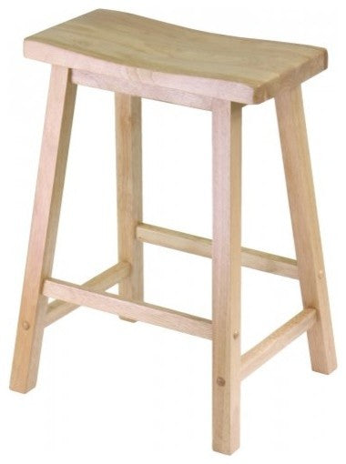 Satori 24" Saddle Seat Bar Stool Beech