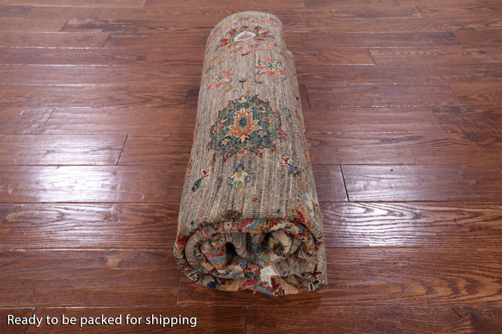 5' 7" X 8' 1" Hand Knotted Persian Tabriz Wool Rug Q9964