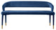 Destiny Upholstered Bench, Navy, Velvet