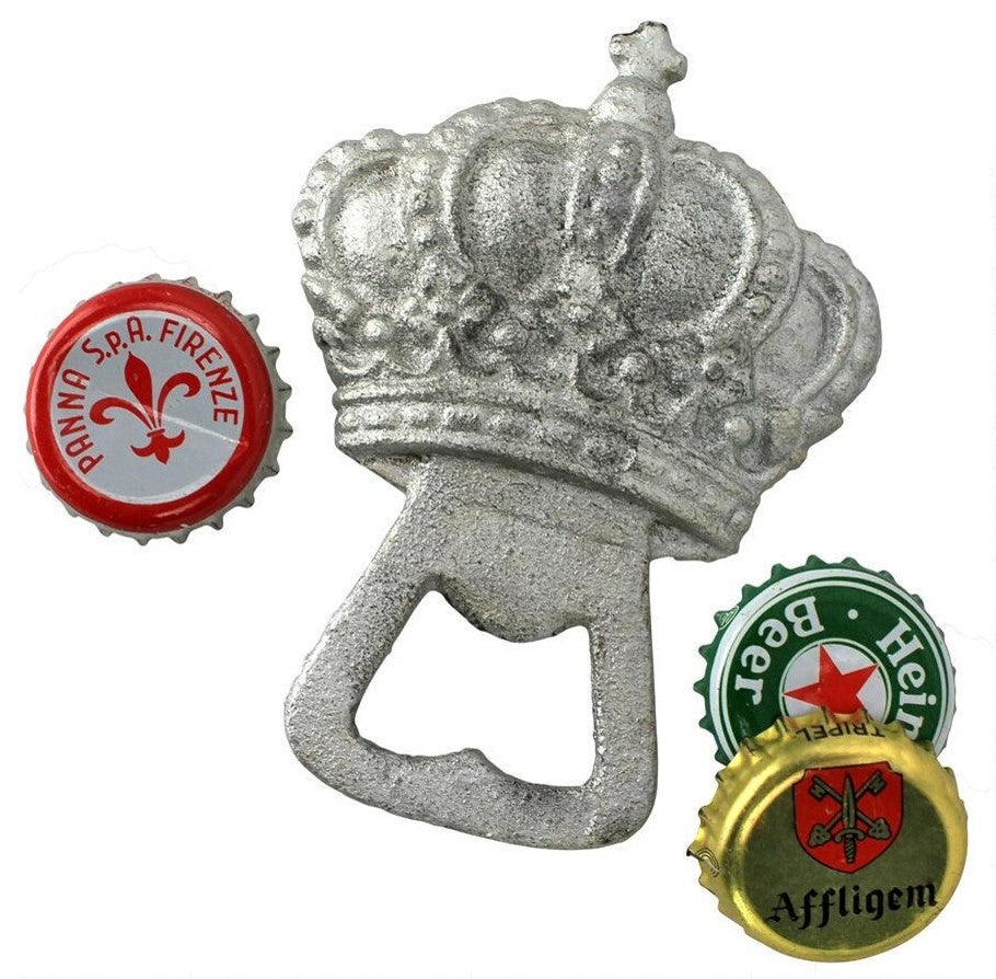 Kings Silver Crown Iron Bottle Opener, Bottle Opener