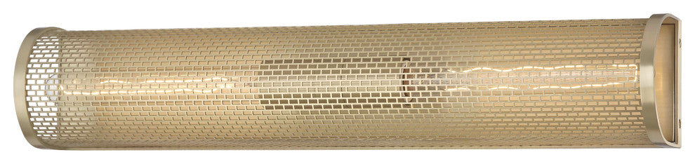 Britt Two Light Wall Sconce - Aged Brass Finish