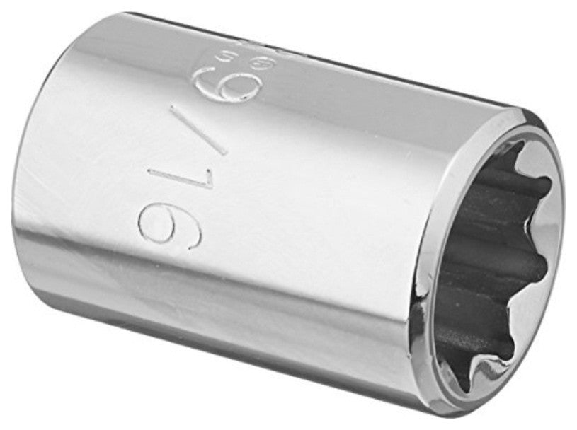 Stanley Proto J5418S 1/2" Drive Socket, 9/16", 8-Point
