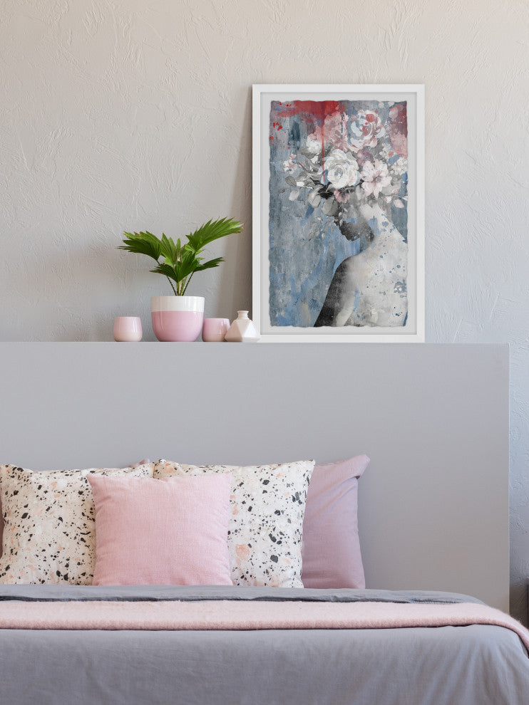 "Be Bold Enough" Framed Painting Print, 8x12