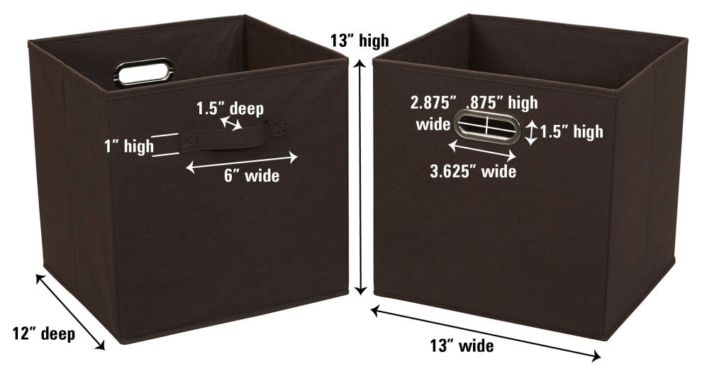 Fabric Storage Bins 2 Piece Set