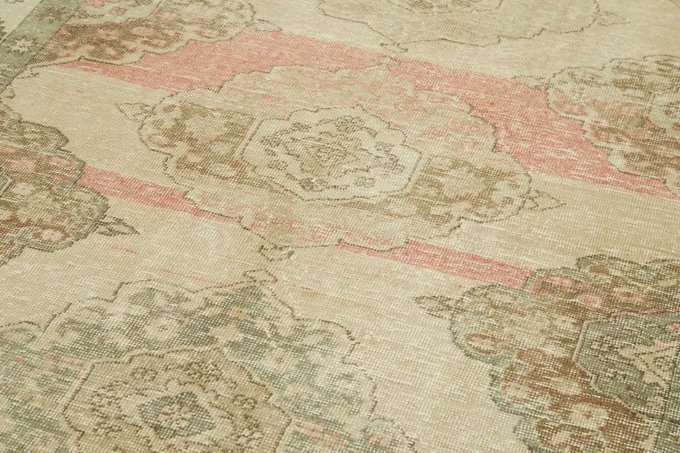 Rug N Carpet - Hand-knotted Turkish 5' 5" x 11' 3" Vintage Runner Rug