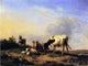 Eugene Verboeckhoven A Gathering in the Pasture Wall Decal