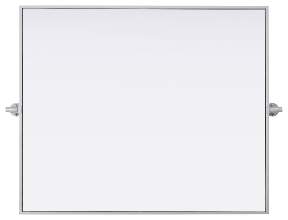 Home Living 30x36 Pivot Mirror, Silver