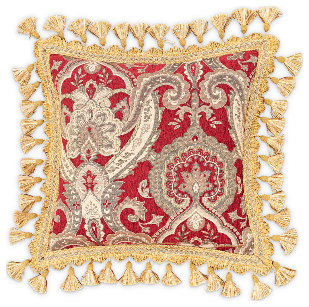 Lafayette 12-Piece Queen Comforter Set - Red