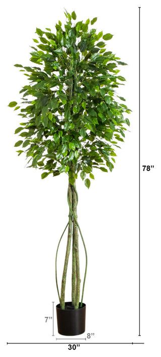 Infographic with size measurements annotated on image.