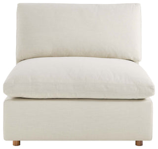 Commix Down Filled Overstuffed 5-Piece Sectional Sofa Set, Light Beige