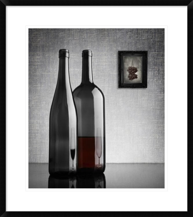 "Half Full" Framed Digital Print by Greg Brave, 26x30"