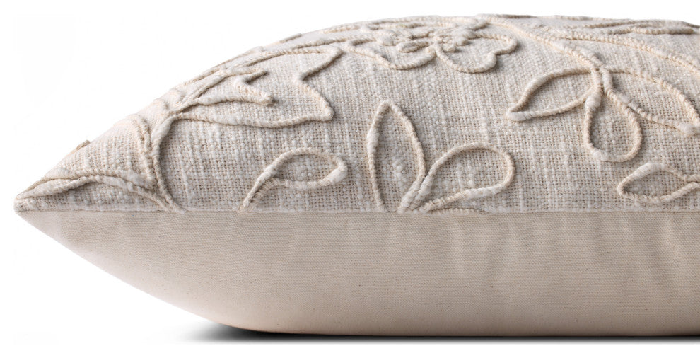 Loloi PLL0127 Natural 18'' x 18'' Cover Only Pillow