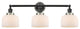 INNOVATIONS 205BK-BPSN-HRSN-G71 3-Light Bath Vanity Light Matte Black