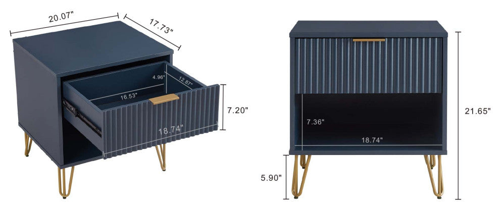 Manhattan Comfort DUMBO Nightstand