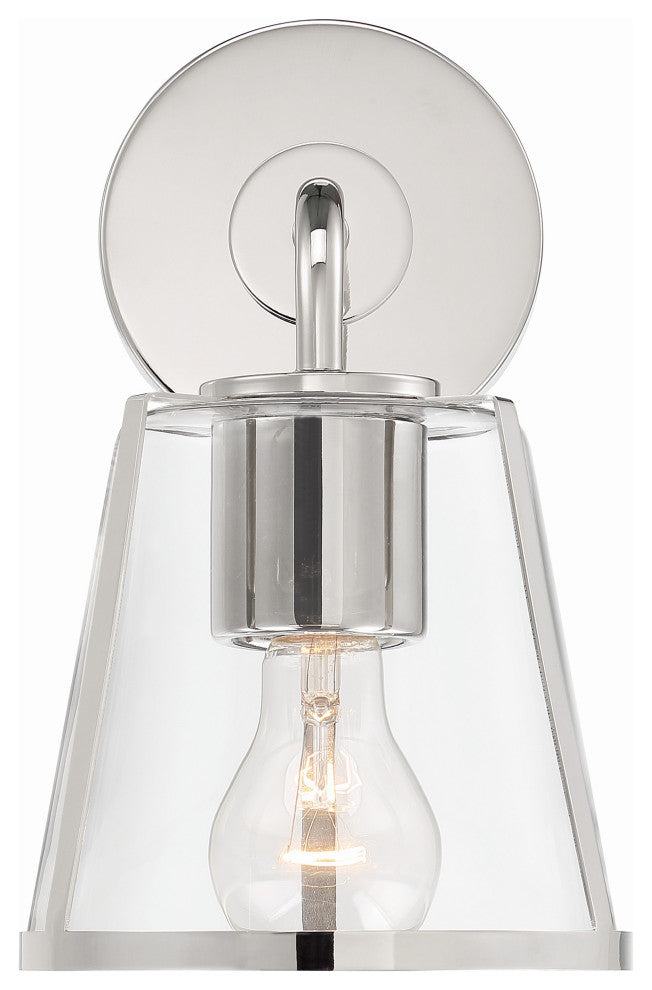 Fulton 1-Light Polished Nickel Bathroom Vanity