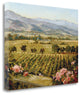 "Vineyards To Vaca Mountains" By Ellie Freudenstein, Gallery Wrap Canvas