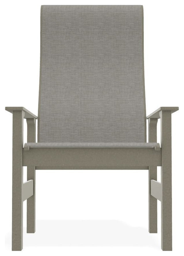 Leeward Sling Outdoor Supreme Armchair, Burke/Storm