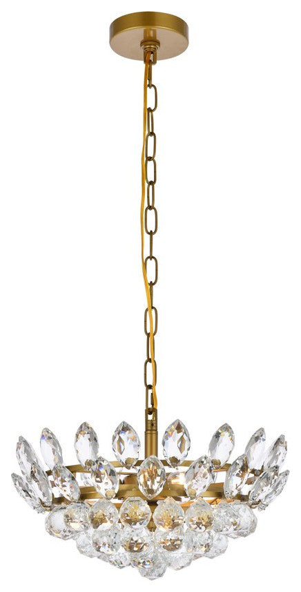 Eleana 16" Pendant, Brass